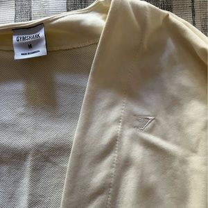 Cream gymshark cardigan